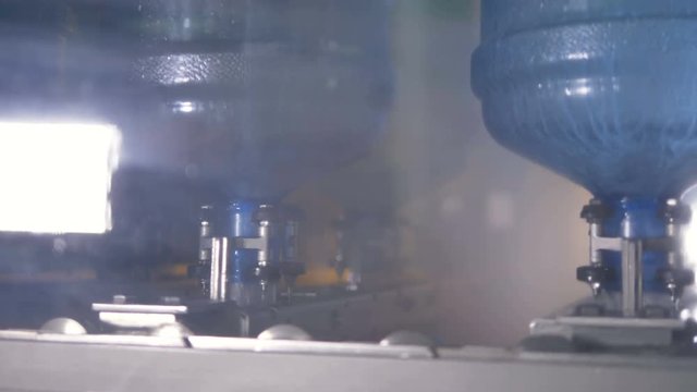 5 gallon bottle washing process. 