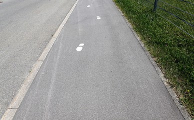 Obraz premium fusseindruck
