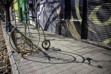 Naklejka na ściany i meble Bicicleta en Bellavista