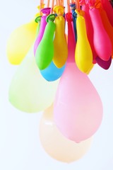 Multiple  Balloons over isolated background 
