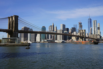 Fototapeta na wymiar Brooklyn Bridge New York Manhattan