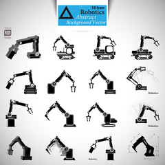 Fototapeta premium Simple Set of Robots Related Vector Line Icons. Contains such Icons as Autopilot, Chatbot, Broken Bot and more.Editable Stroke.