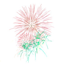 Fototapeta premium New Year's fireworks