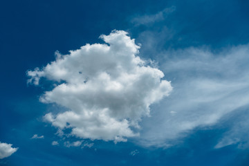 Fototapeta na wymiar Blue sky clouds