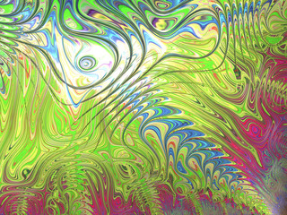 Shattered Aluminum - A Fractal Image