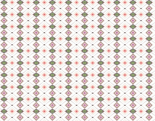 Background Diamond Pattern in green, pink, and white