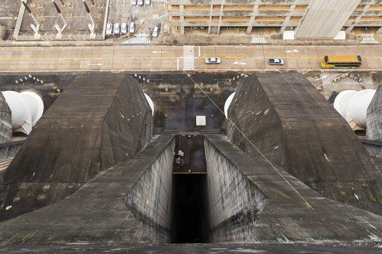 Itaipu Dam Top View