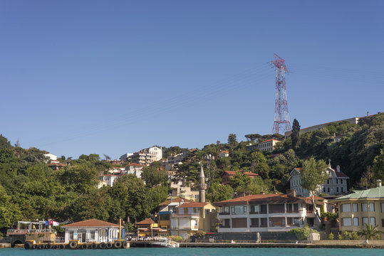 Kandilli Pier And Coastline, Istanbul, Turkey