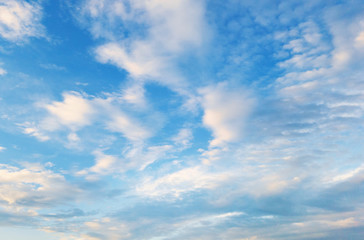 blue sky background with white clouds