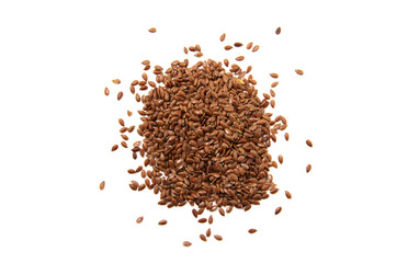 Pile of Flax Seed