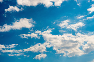 blue sky background with white clouds