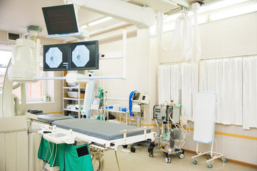 Empty modern operating room