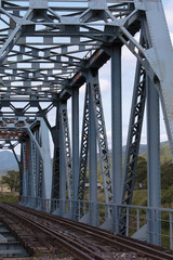metal truss bridge