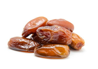 Dates isolated on white background