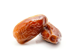 Dates isolated on white background