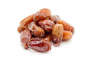 Dates isolated on white background