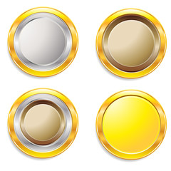 Coin on white background isolated object abstract