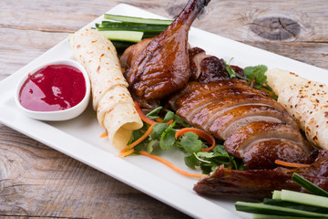 Traditional chinese peking duck