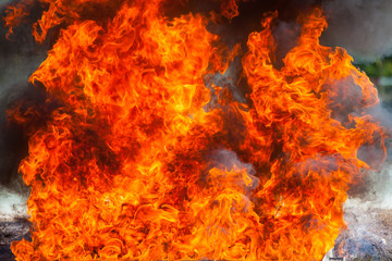 Movement flame fire.