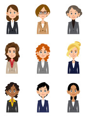 様々な国籍、様々な年齢の働く女性