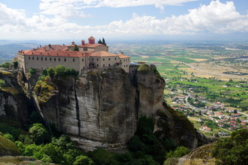 Fototapeta na wymiar Monastery of St. Stephen Iera Moni Agiou Stefanou - Meteora, Greece