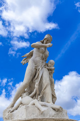 Sculpture Medee at Tuileries Garden in Paris - obrazy, fototapety, plakaty