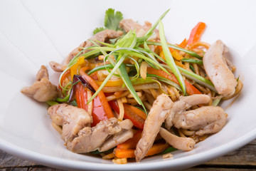 Asian wok noodles