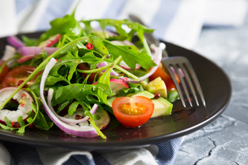 A fresh vegetable salad

