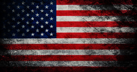 Naklejka premium Flag of USA