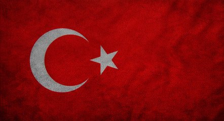 Obraz premium Flag of Turkey