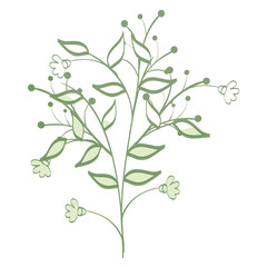 naturals flowers tattoos icon vector illustration design graphic