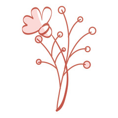 naturals flowers tattoos icon vector illustration design graphic
