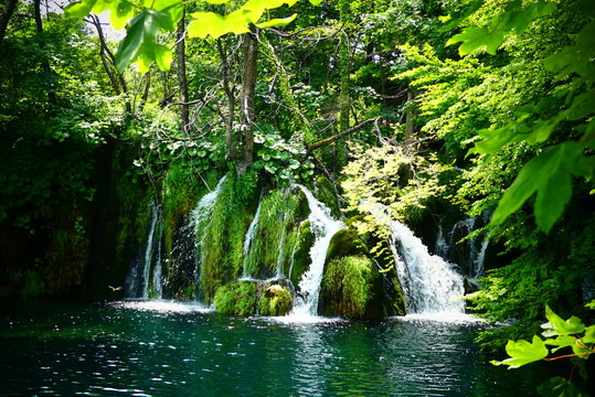 Wasserfälle Naturpark Plitvicer Seen © cagala