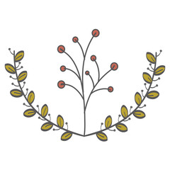 naturals flowers tattoos icon vector illustration design graphic