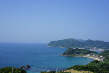 Fototapeta premium 糸島 二見ヶ浦 海岸風景