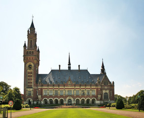 Fototapeta premium Peace Palace at Hague (Den Haag). South Holland. Netherlands