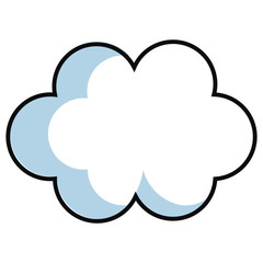 Cloud sky baby icon vector illustration design graphic