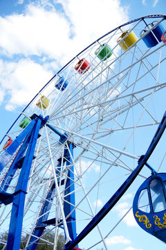 Big big wheel in city park