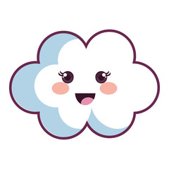 Cloud sky baby icon vector illustration design graphic