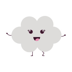 Cloud sky baby icon vector illustration design graphic