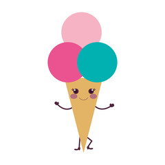 Sweet cream children icon vector illustration design graphic