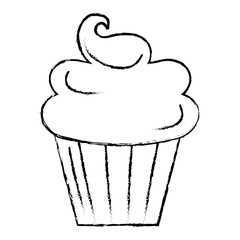 Sweet cream children icon vector illustration design draw