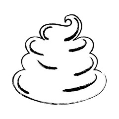 Sweet cream children icon vector illustration design draw