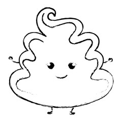 Sweet cream children icon vector illustration design draw