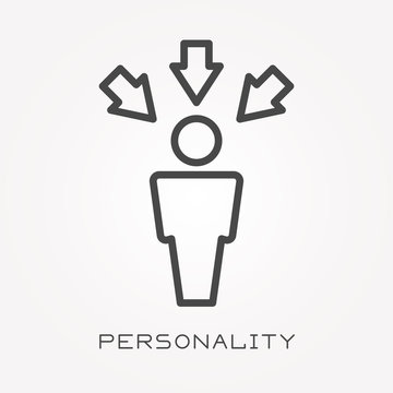 Line Icon Personality