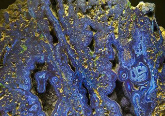 Azurite mineral - copper ore