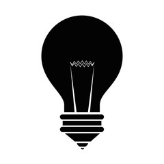 Obraz premium light bulb icon over white background vector illustration