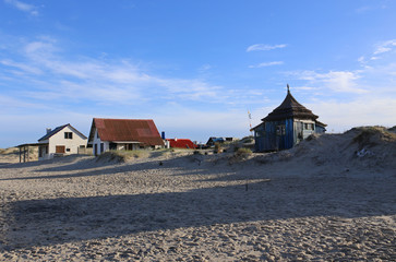 Beach hut in Valizas Uruguay.