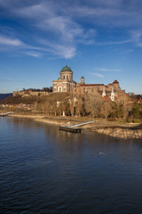 Basilica of Esztergom city in Hungary