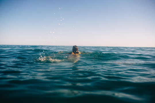 the girl in the sea